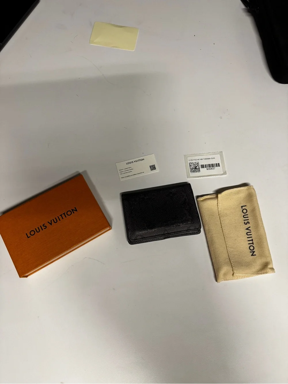 Louis Vuitton Silver Pocket Organizer with Dust Bag and Box